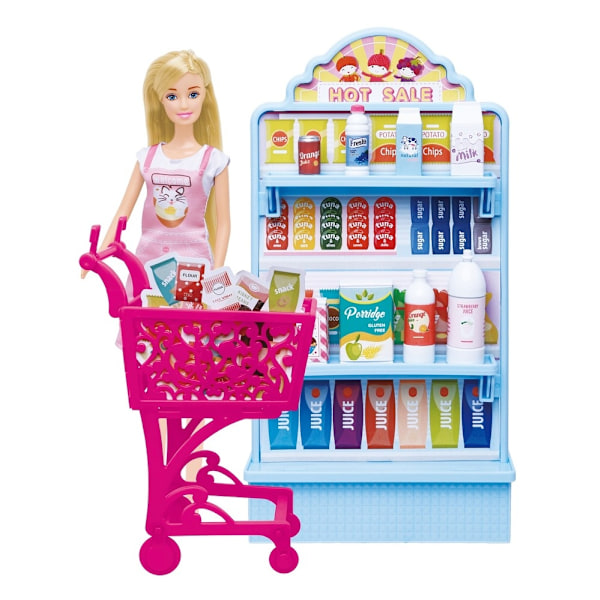Anlily Docka & Shoppingset
