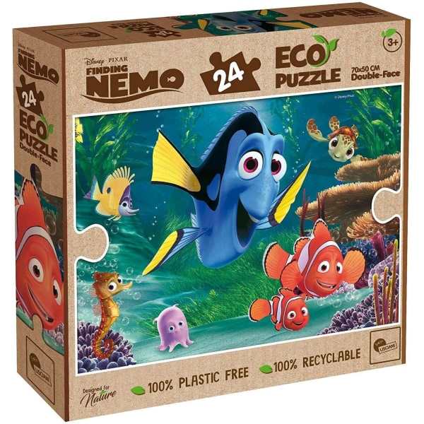 Disney Eco Pussel 24 Bitar, Nemo multifärg