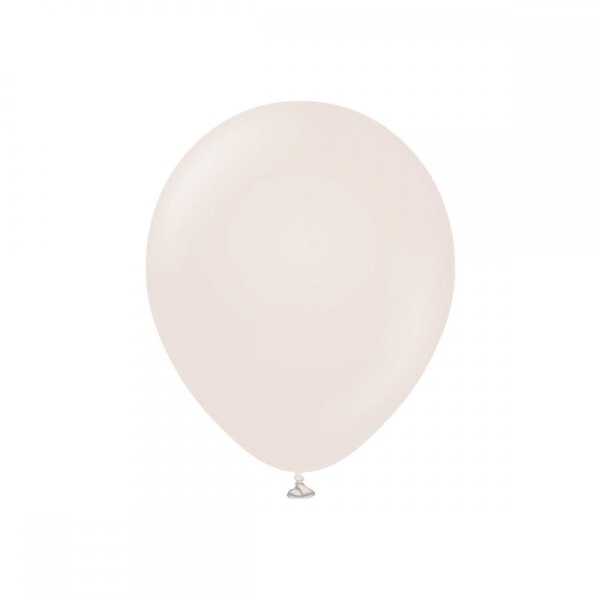 Lateksi ilmapallot 25 kpl White Sand, 30 cm - The Balloon King