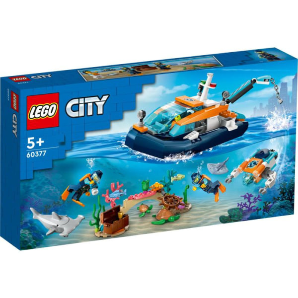 LEGO City 60377 Explorer og dykkerbåd