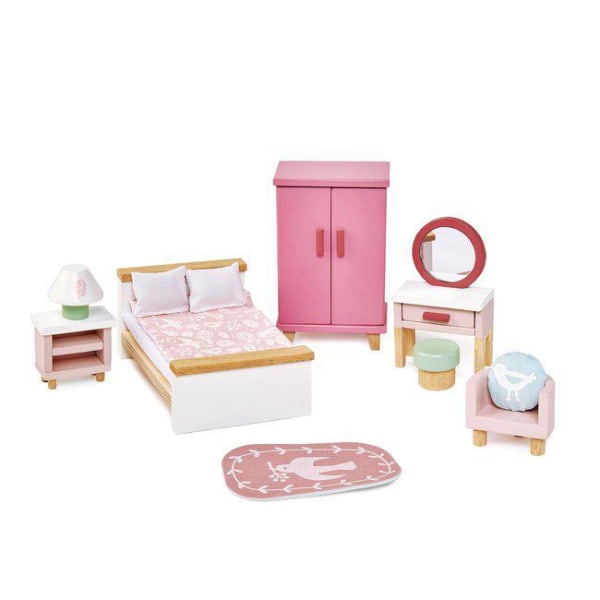 Dukkehusmøbler Soveværelse - Mørt Blad