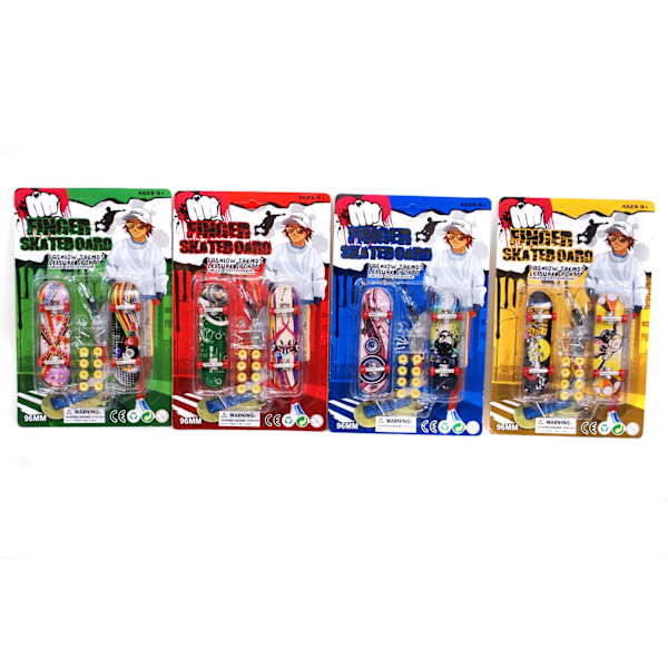 Finger Skateboard, 9,5 cm, 1 st - Alrico