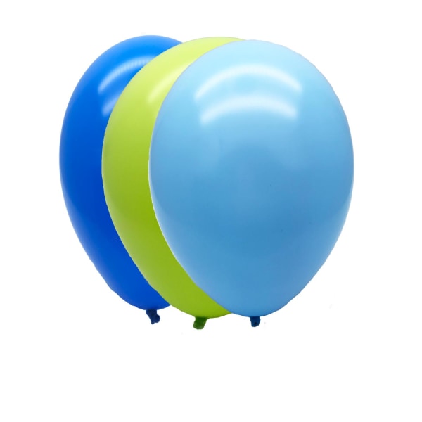 Gaggs Partypack Ballong Blå-Grön 15-Pack