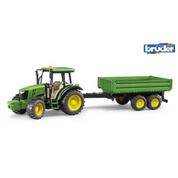 John Deere 5115M med tippsläp