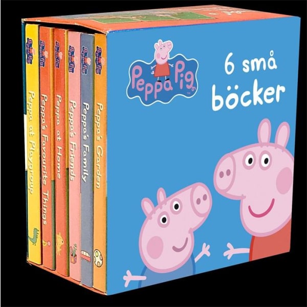 Greta Gris 6 små bøger - Teddykompaniet