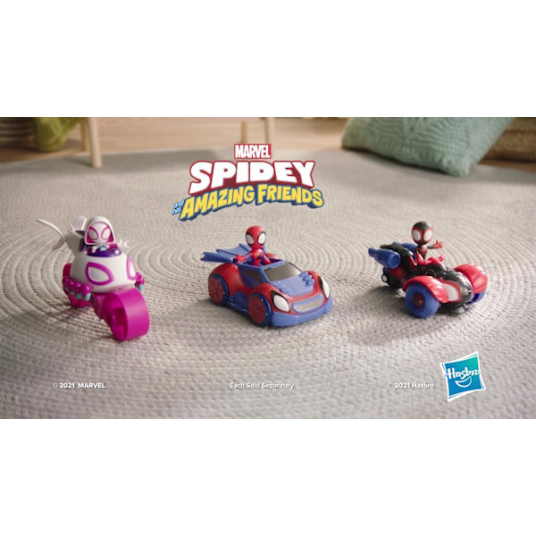 Marvel Spidey and His Amazing Friends Feature Vehicle 2-in-1