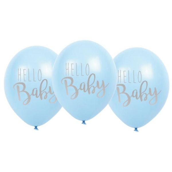 Ballonger Hello Baby Blå - Jabadabado