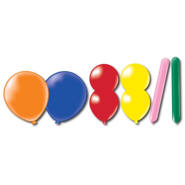 Gaggs Barn Party Ballonger, Blandade färger, 20-Pack