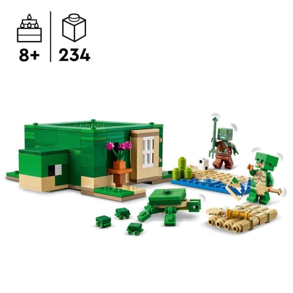 LEGO Minecraft 21254 Kilpikonnatalo