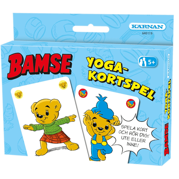 Kortspel Bamse Yogakortspelet- Kärnan