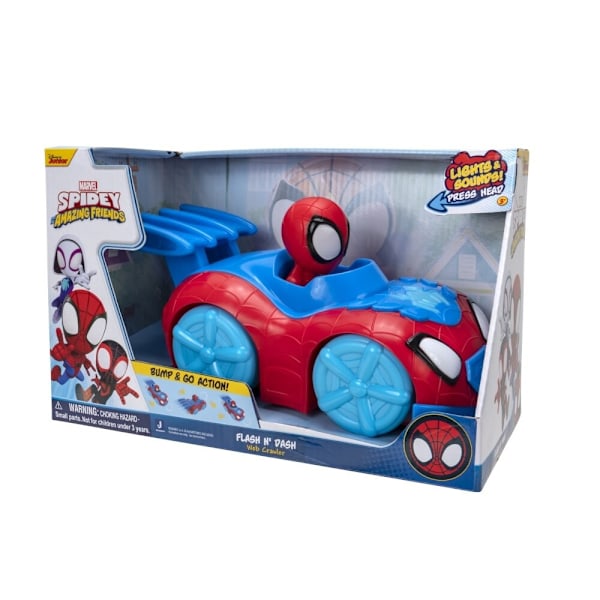 Spidey Flash N Dash Web Crawler Funktionskøretøj