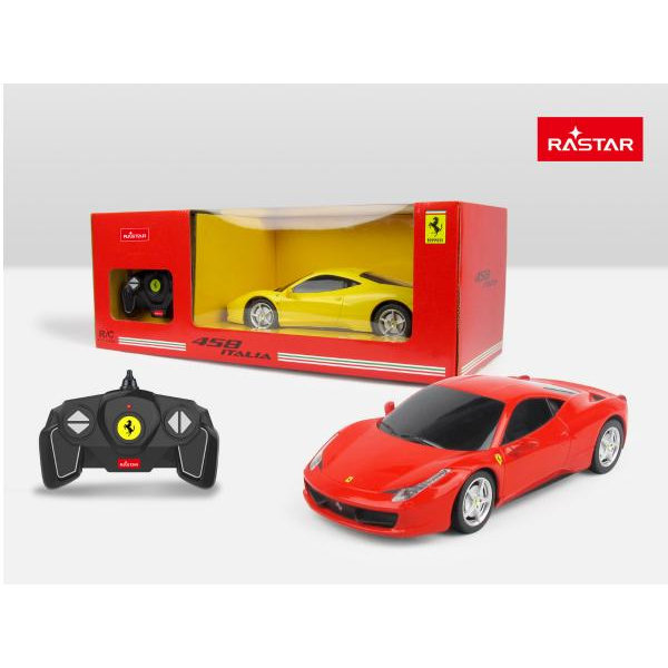 Rastar Radiostyrd Bil Ferrari 458 Italia, Skala 1:18