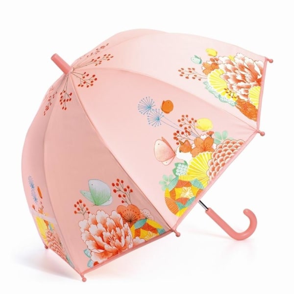 Paraply til børn, blomsterhave - Djeco
