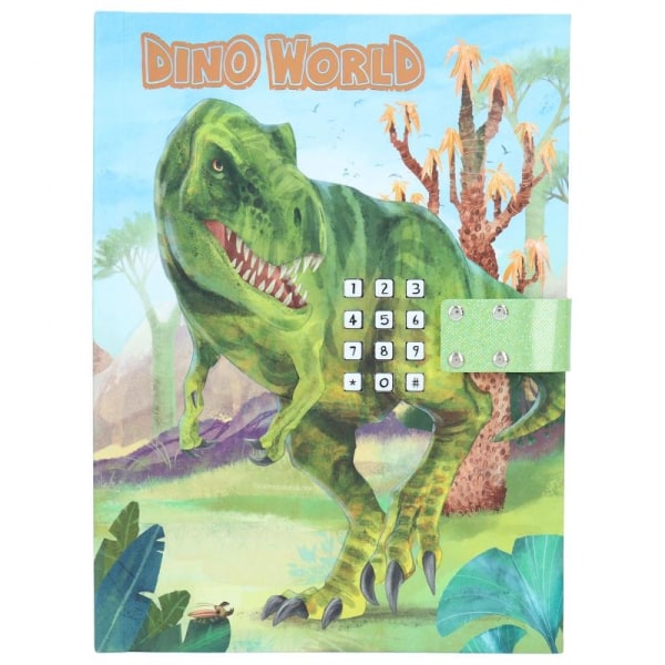 Dino World Dagbok med kod & ljud
