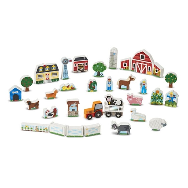 Maatila- ja traktorileikkisetti - Melissa & Doug