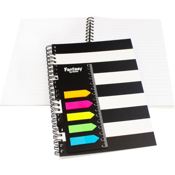 Sense Spiral Notebook A5 Stripes ja Notes Fsc®