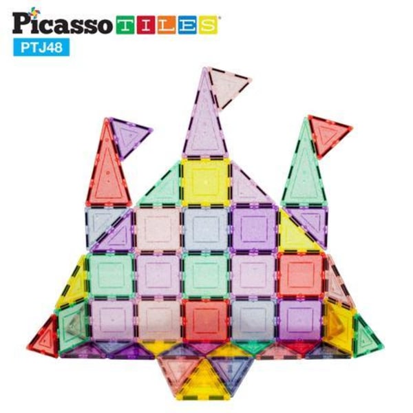 Picasso-Tiles 48 bitar Natur