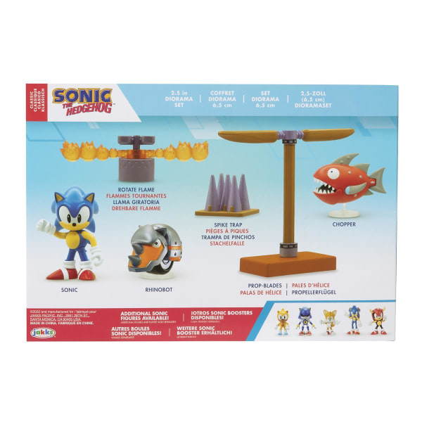 Sonic the Hedgehog Diorama Sæt 7-pak