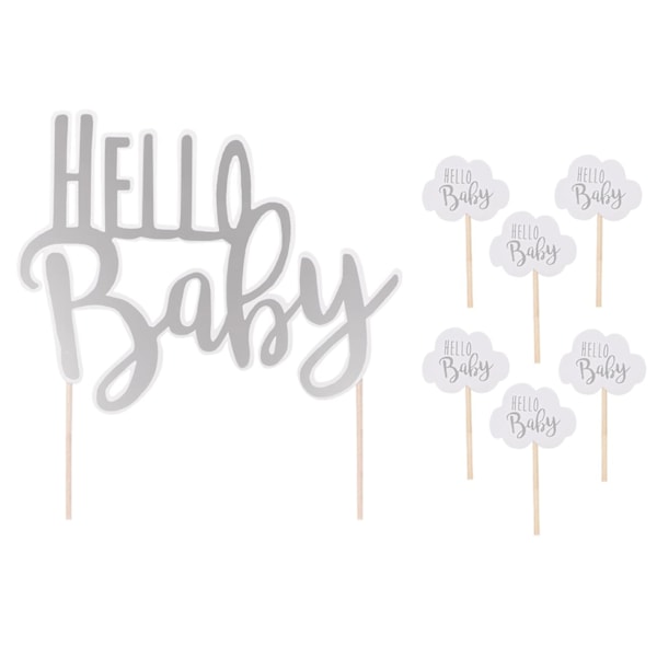 Tårtdekoration Hello Baby - Jabadabado