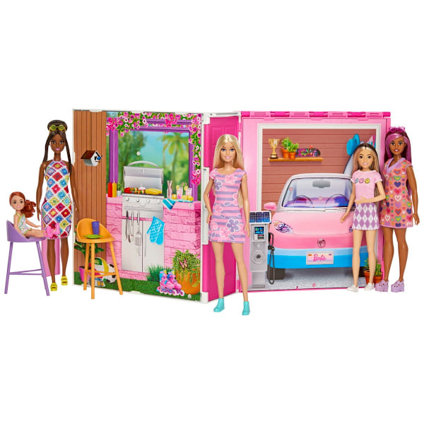 Barbie Getaway House Dock och Lekset