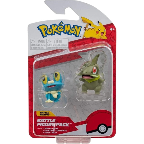 Pokémon Battle Figur Froakie & Axew