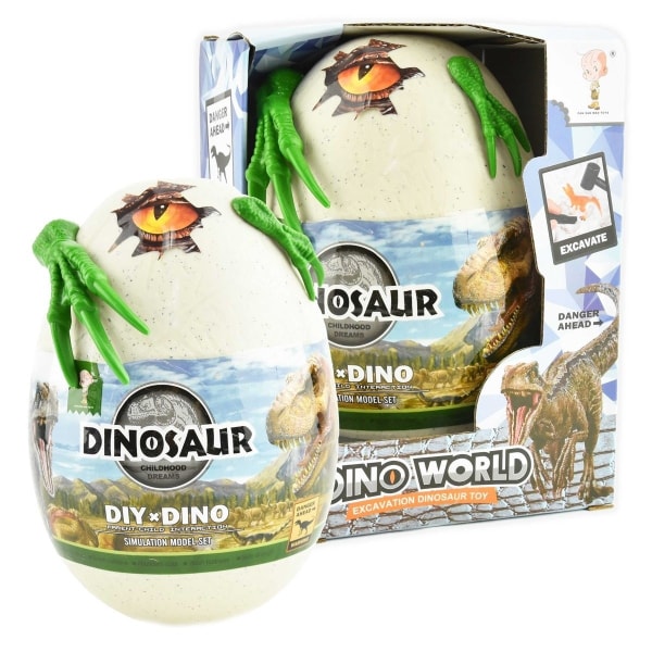 Dinosaur Egg World med Dig It Out Kit - Robetoy