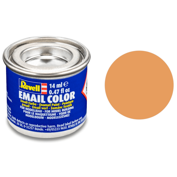 Revell Emaljfärg 14 ml. Brun/Beige Matt, Nr 17