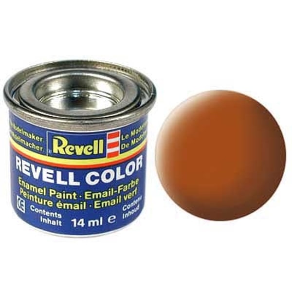 Revell Emaljfärg 14 ml. Brown Matt, Nr 85