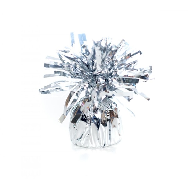 Ballongtyngd Folie Silver, 1 st - Ballongkungen