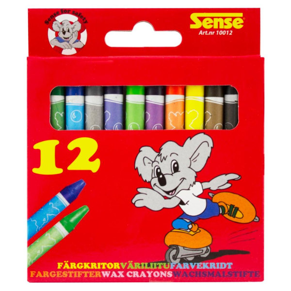 Sense Crayons 12 kpl