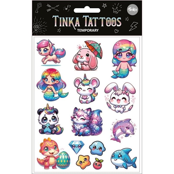 Tatuering Söta Figurer - Tinka