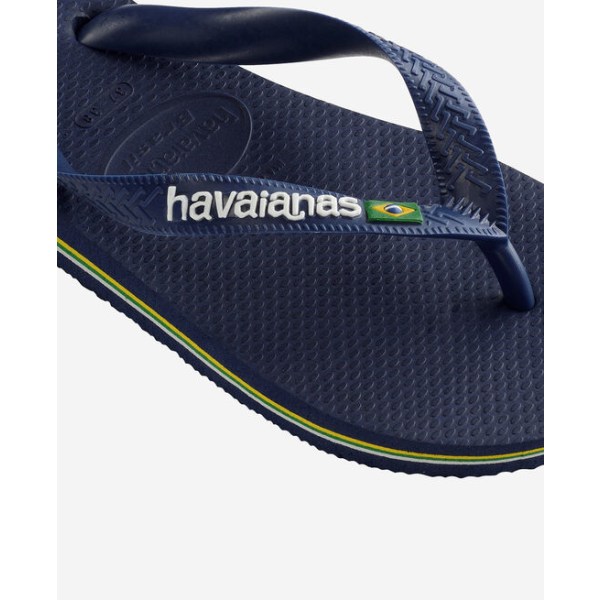 Hawaiian flip flops Brasilien Logo Blå 45/46