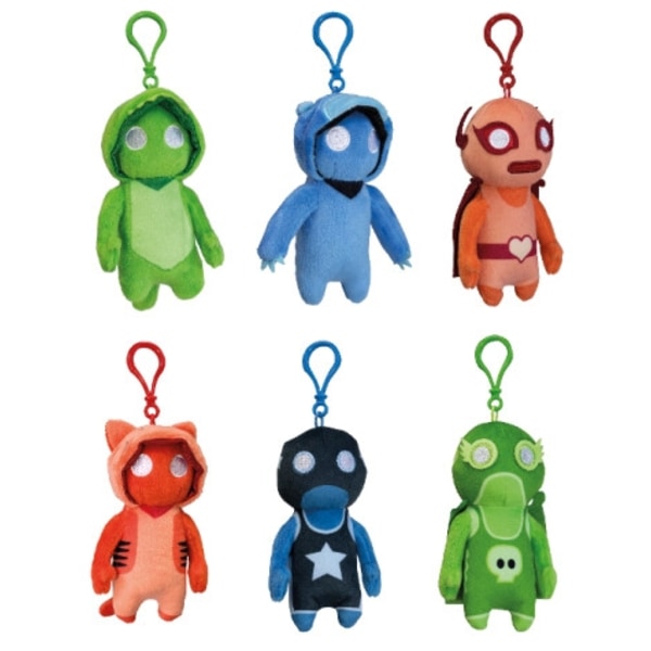 Gang Beasts Pehmo klipsillä, 13-15 cm