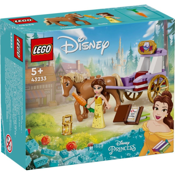 LEGO Disney 43233 Bellen satuvaunu hevosen kanssa