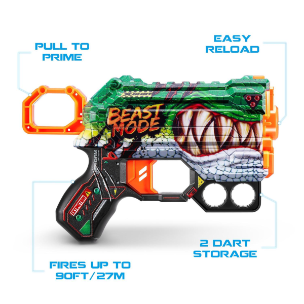 Zuru X-Shot skins menace dart blaster med 8 Pilar