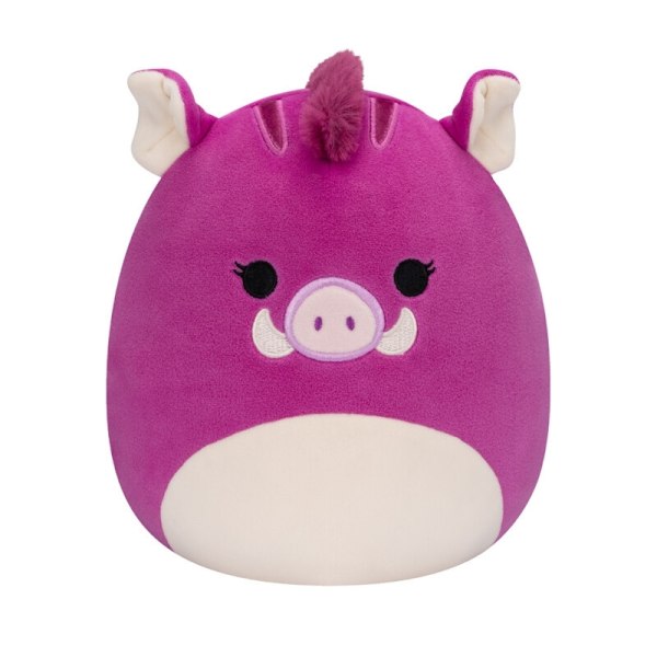 Squishmallows Genna, lila vildsvin, 19 cm