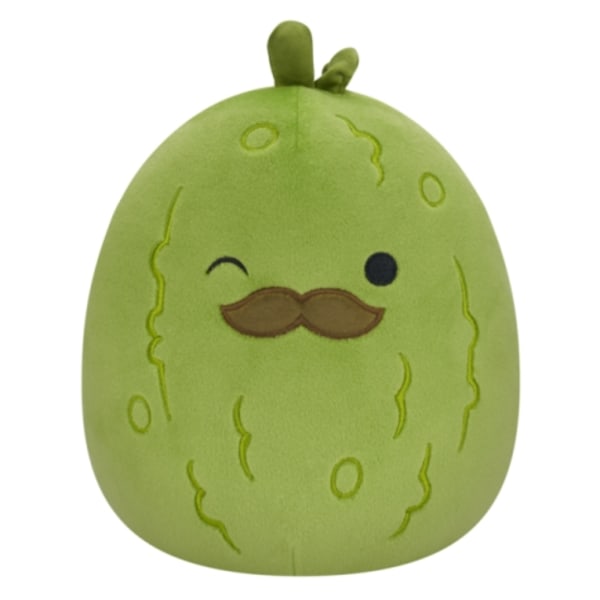 Squishmallows Charles the Pickle med Mustasch, 19 cm