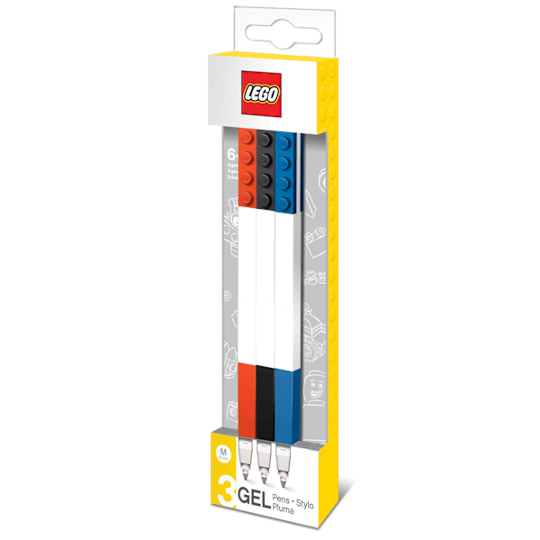 LEGO kiinteät geelikynät 3 kpl