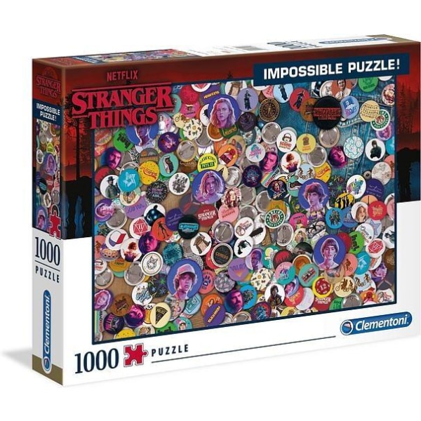Clementoni Impossible Puzzles Stranger Things Puslespil, 1000 br