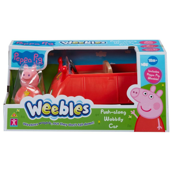 Greta Gris Weebles bil & Weeble med Greta Gris figur