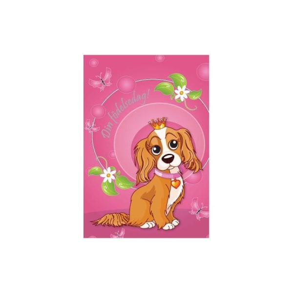 Double Child Card Dog - pata