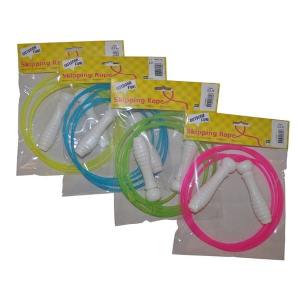 Sjippetov assorterede farver, 4 meter - Micki