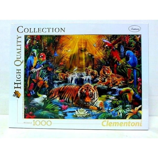 Clementoni High Quality Collection Puzzle Mysterious Tiger, 1000