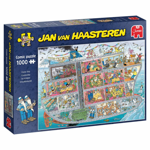 Jan van Haasteren krydstogtskib, puslespil 1000 brikker
