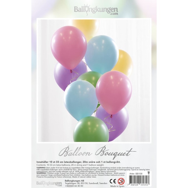 Balloon Bouquet Pastelli - Balloon Kings