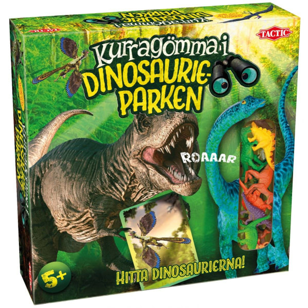 Taktiikkapeli Piilota Dinosaur Parkissa