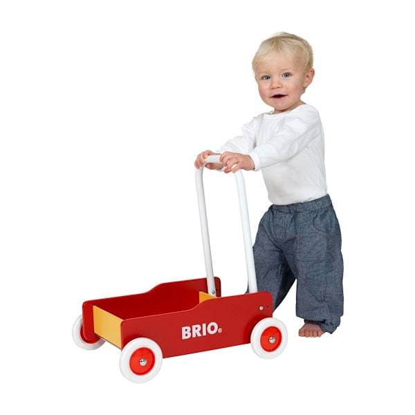 Brio Lära Gå Vagn, Röd