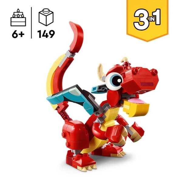 LEGO Creator 31145 Röd Drake
