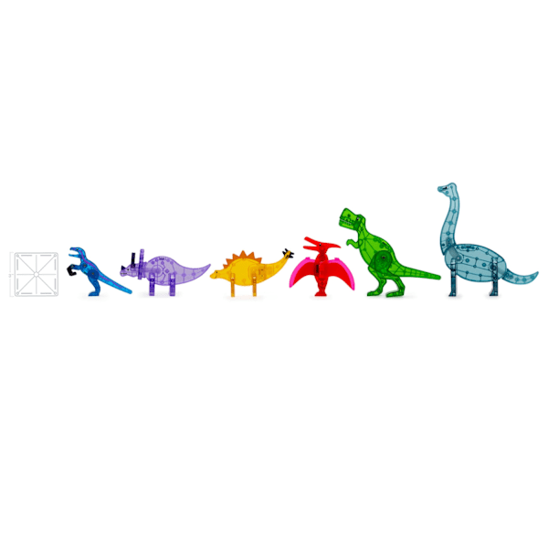 Magna-tiles, Dino World XL- 50 pcs
