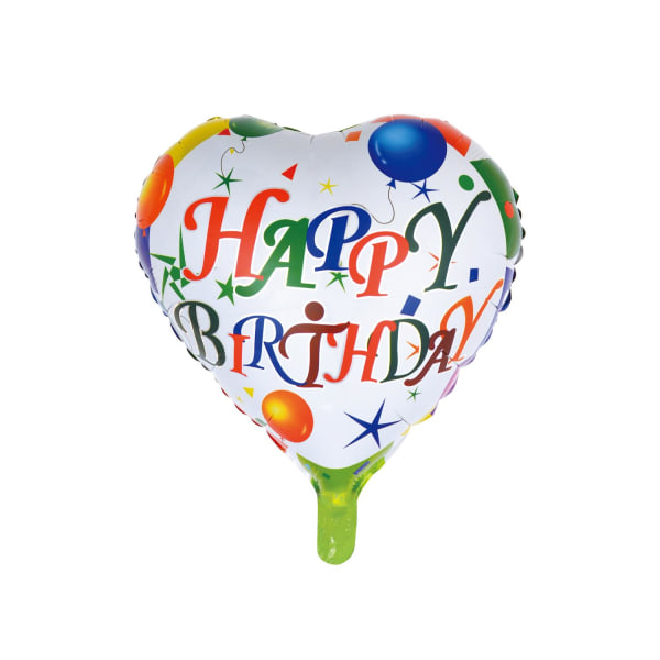 Gaggs Foil Balloon Heart Hyvää syntymäpäivää 45 cm